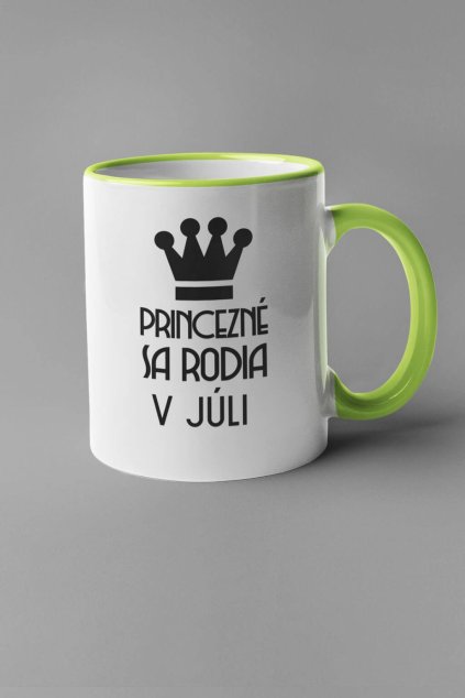 Narodeninová šálka Princezné sa rodia v júli