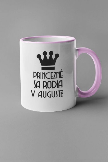 Narodeninová šálka Princezné sa rodia v auguste