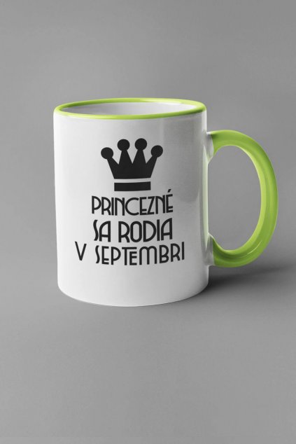 Narodeninová šálka Princezné sa rodia v septembri