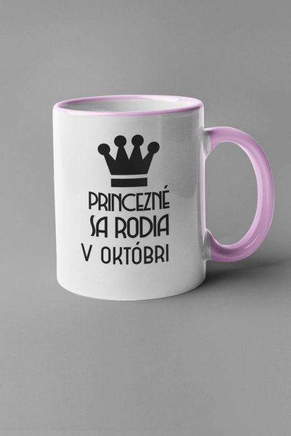 Narodeninová šálka Princezné sa rodia v októbri