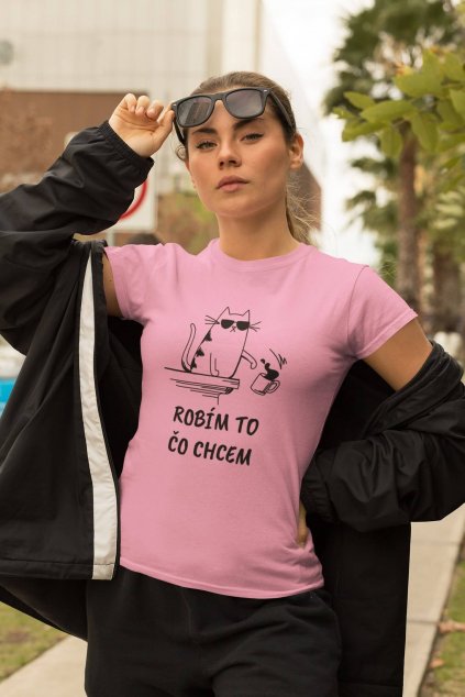 Dámske tričko Robím to čo chcem káva