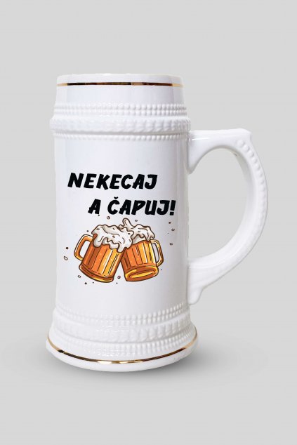 Pivný krígeľ ŠETRI VODU PI PIVO!