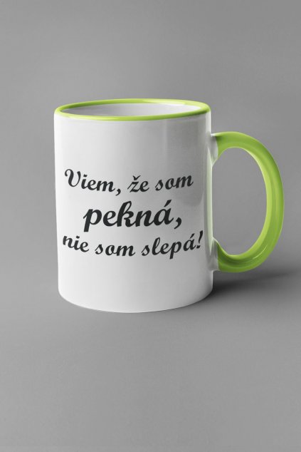 Šálka Viem, že som pekná