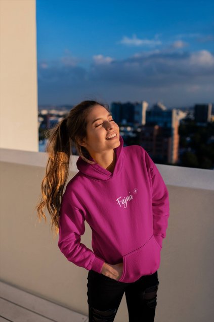 Dámska mikina s kapucňou Fajná
