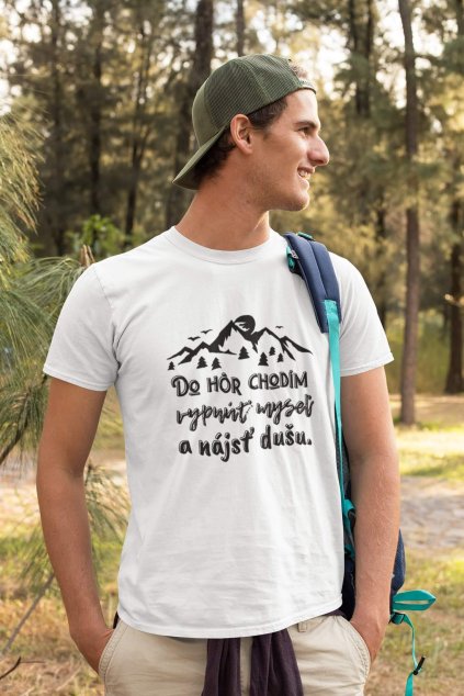 Pánske tričko Do hôr chodím