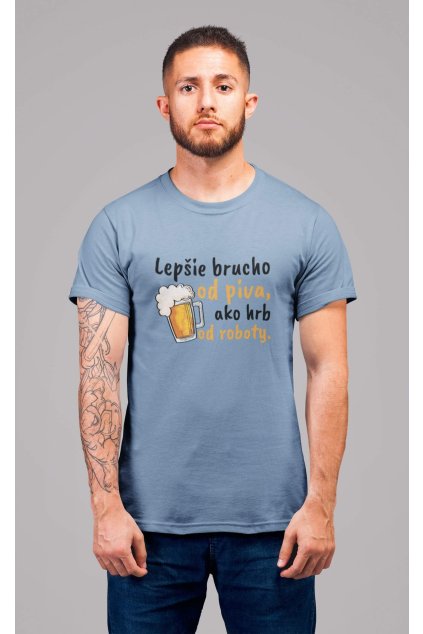 Pánske tričko Lepšie brucho od piva