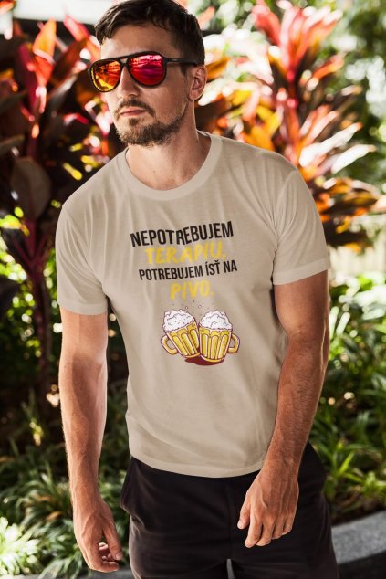 Pánske tričko Potrebujem ísť na pivo