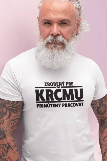 Pánske tričko Zrodený pre krčmu