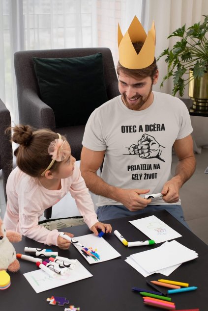 Pánske tričko Otec a dcéra
