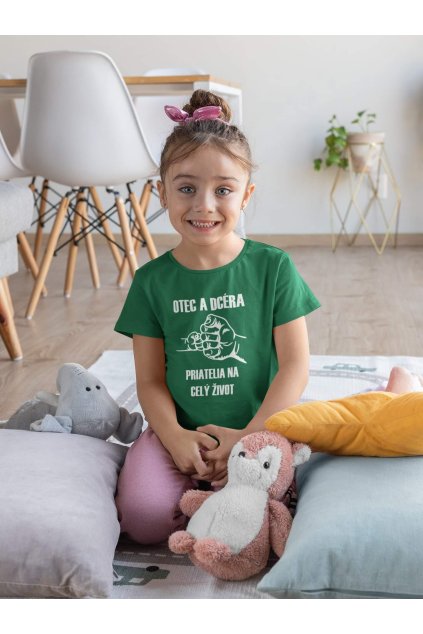 Detské tričko pre dcéru Otec a dcéra