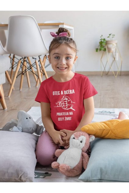 Detské tričko pre dcéru Otec a dcéra
