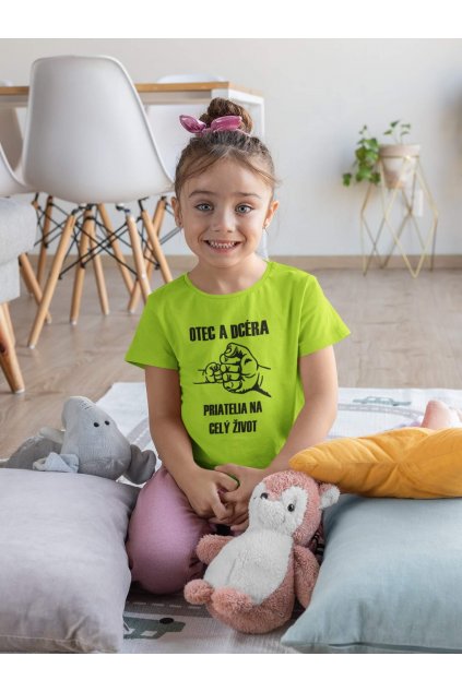 Detské tričko pre dcéru Otec a dcéra