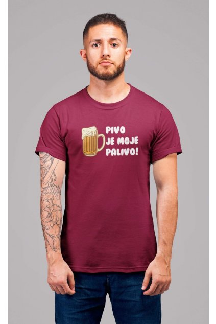 Pánske tričko Pivo je moje palivo