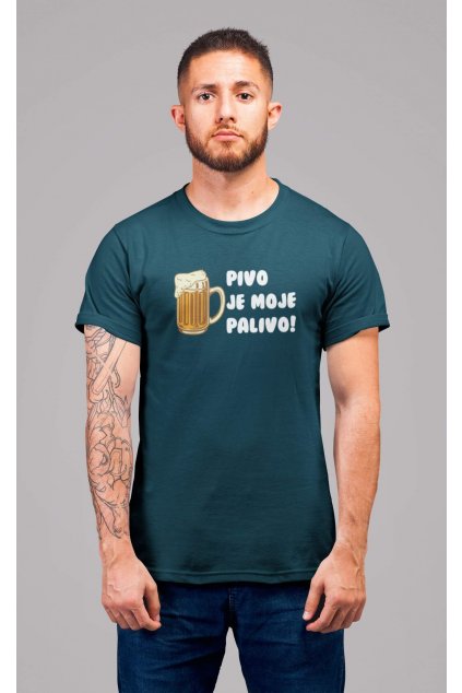 Pánske tričko Pivo je moje palivo