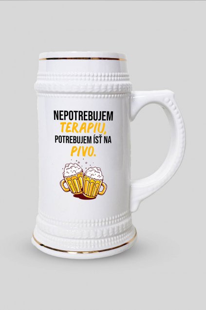 Pivný krígeľ Potrebujem ísť na pivo