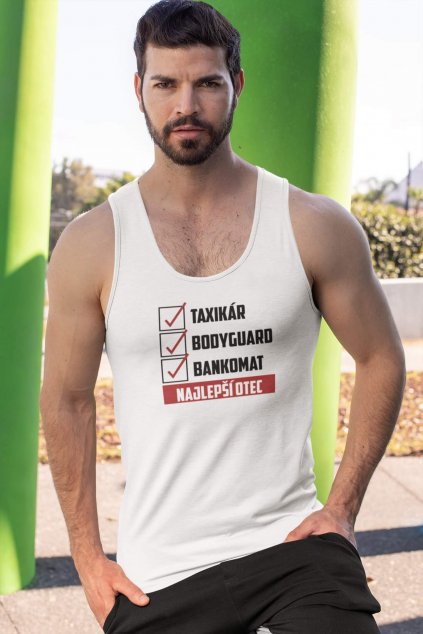 tank top mockup featuring a serious looking man by concrete columns 32543 (3)