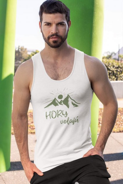 tank top mockup featuring a serious looking man by concrete columns 32543 (3)