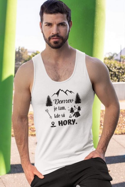 tank top mockup featuring a serious looking man by concrete columns 32543 (3)