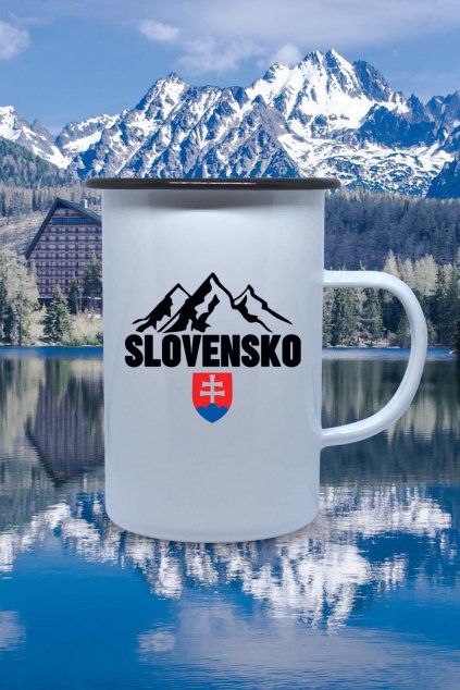 Plechový hrnček Slovensko