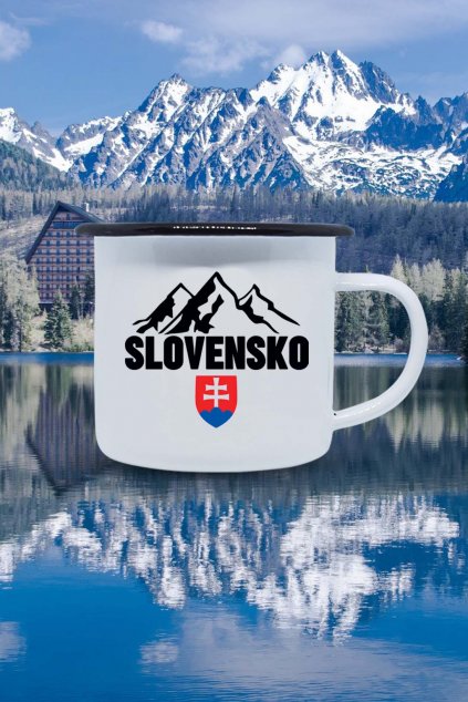 Plechový hrnček Slovensko