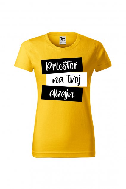 Dámske tričko s vlastnou potlačou