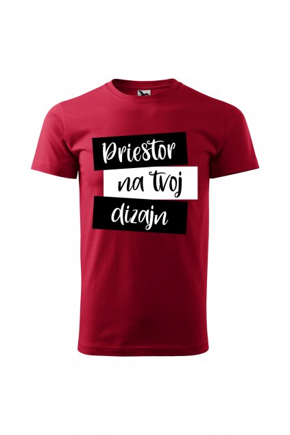 Pánske tričko s vlastnou potlačou