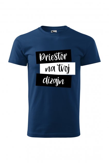 Pánske tričko s vlastnou potlačou