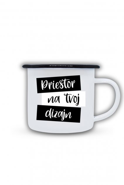 Plechový hrnček s vlastnou potlačou