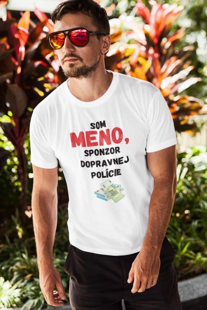 Pánske tričko Sponzor dopravnej polície