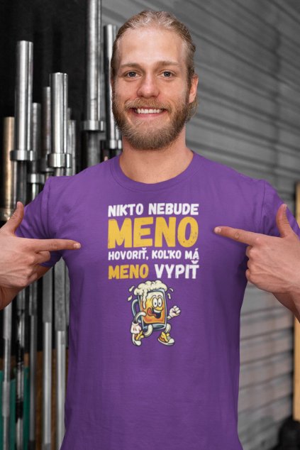 Pánske tričko Nikto nebude hovoriť