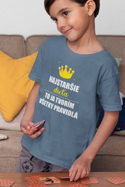 Detské tričko Najstaršie dieťa