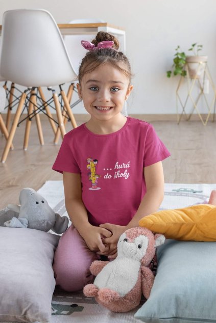 Detské tričko Hurá do školy