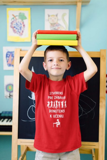 Chlapčenské tričko Stvorený pre zábavu