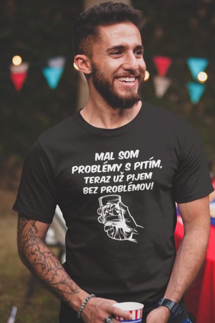 Pánske tričko Problémy s pitím