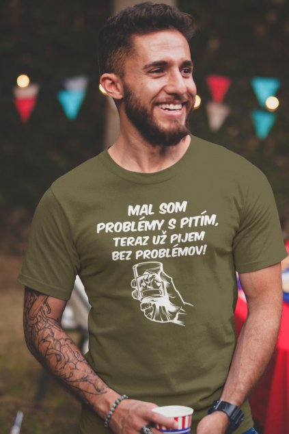 Pánske tričko Problémy s pitím