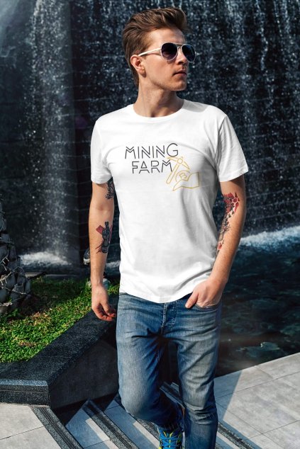 Pánske tričko Mining farm