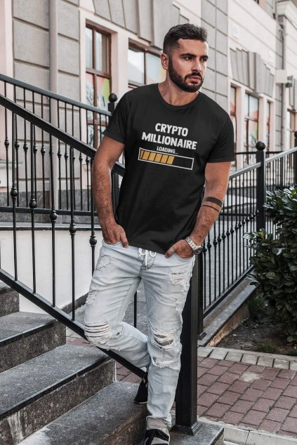 Pánske tričko Crypto millionaire