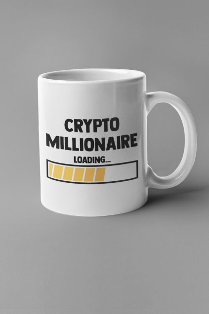 Šálka Crypto millionaire