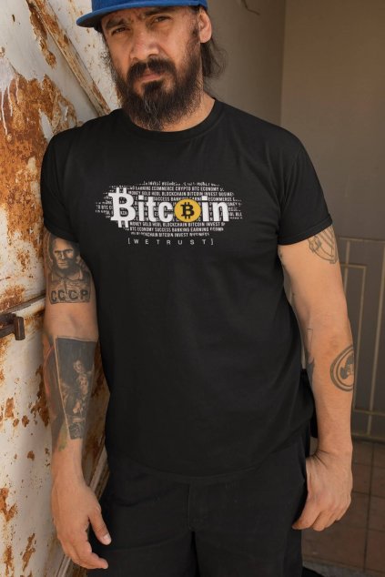 Pánske tričko Bitcoin