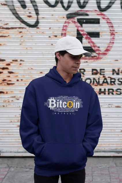 Pánska mikina Bitcoin