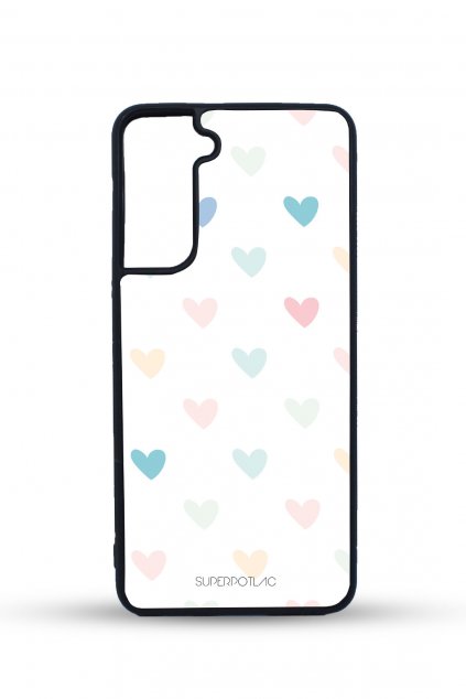Mobilný kryt Samsung srdiečka