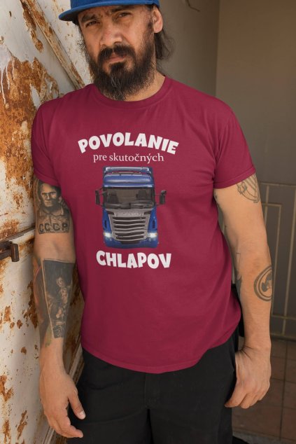 Pánske tričko Povolanie kamionista