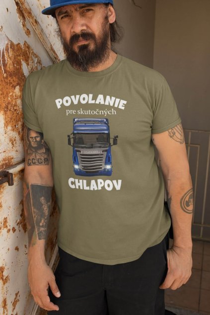 Pánske tričko Povolanie kamionista