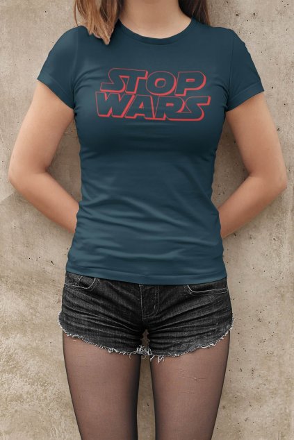 Dámske tričko STOP WARS