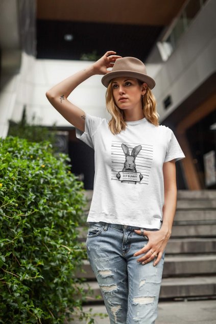 Dámske tričko Zlý Bunny