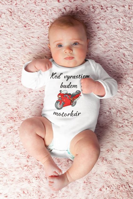 Dojčenské body Motorkár/ka