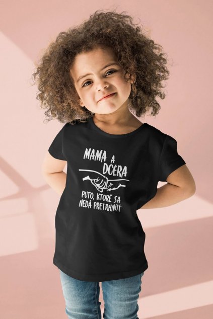Dievčenské tričko Mama a dcéra puto