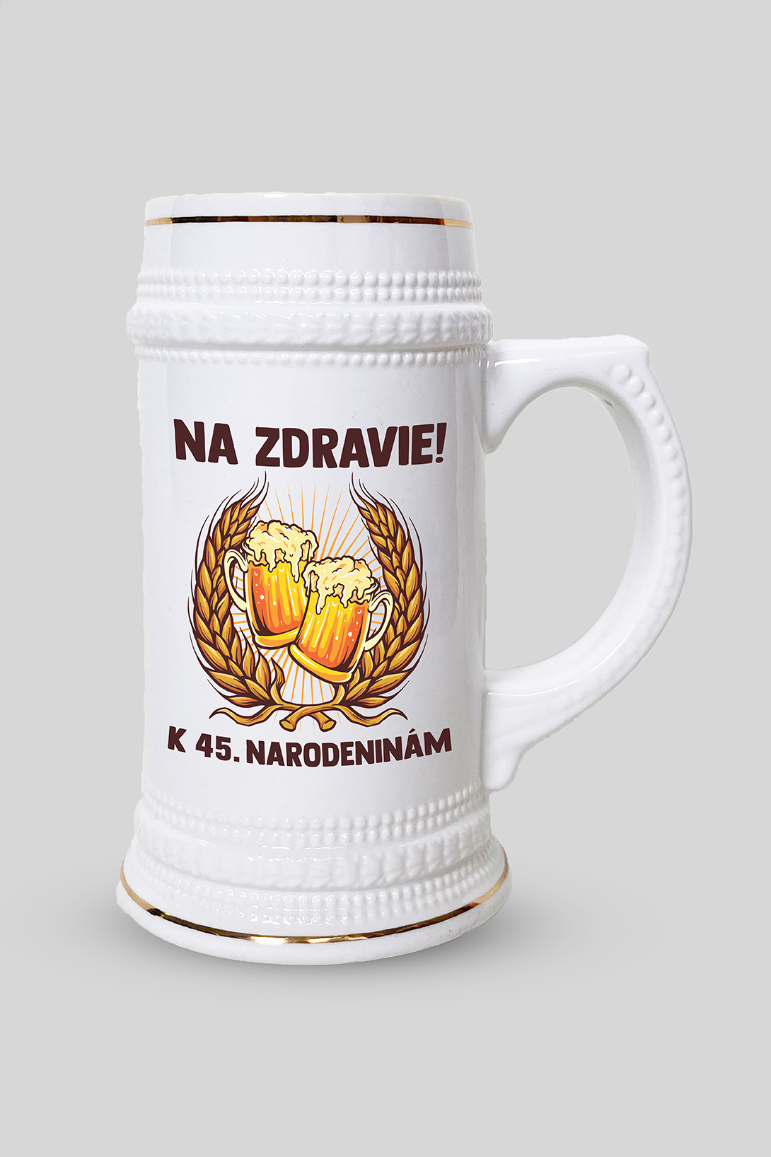 Pivný krígeľ k 45. narodeninám