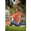 t shirt mockup of a woman with a smiling dog next to her 28036 (11)