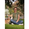 t shirt mockup of a woman with a smiling dog next to her 28036 (10)